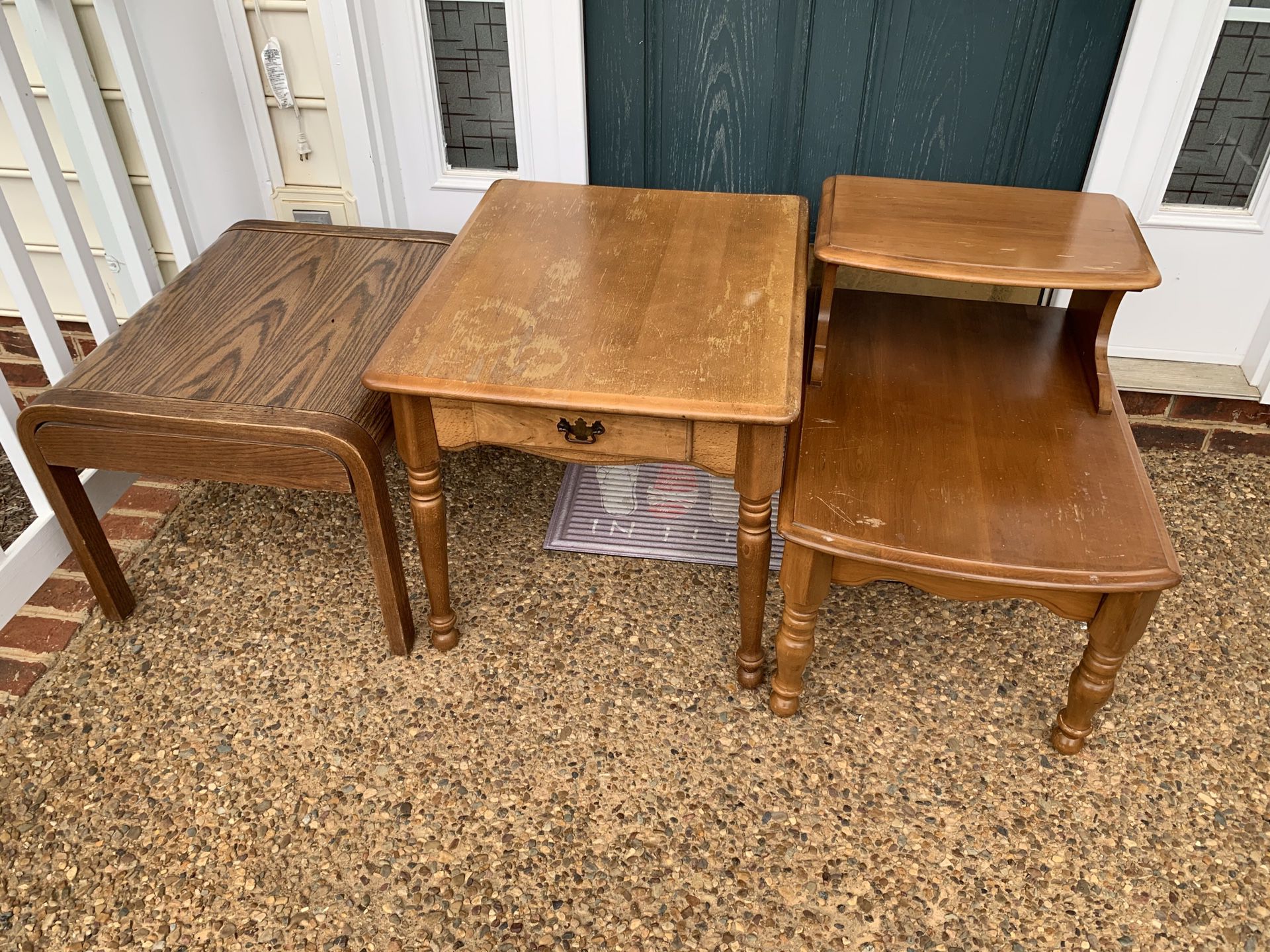 3 Tables For FREE ( Must be picked up before Monday 7/13 5 pm