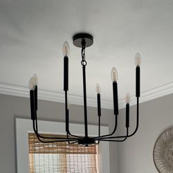 Black Iron Chandelier