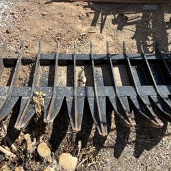 Root Rake For Skid Steer