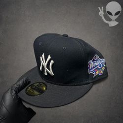New Era New York Yankees 1998 World Series 59FIFTY Fitted Hat Size 7 Navy Wool