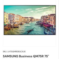 Samsung 75″ Signage Display
TV