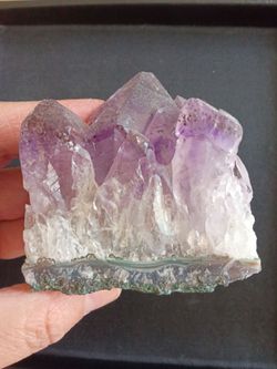 🟣 purple crystal ✨ wealth/positive energy/💒 romance