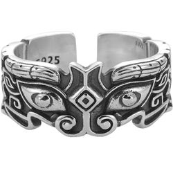 Fashion adjustable sterling silver ring