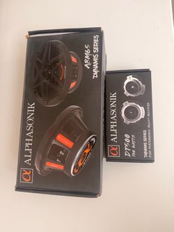Alphasonik Speakers 6.5 & 3.5 Tweeters