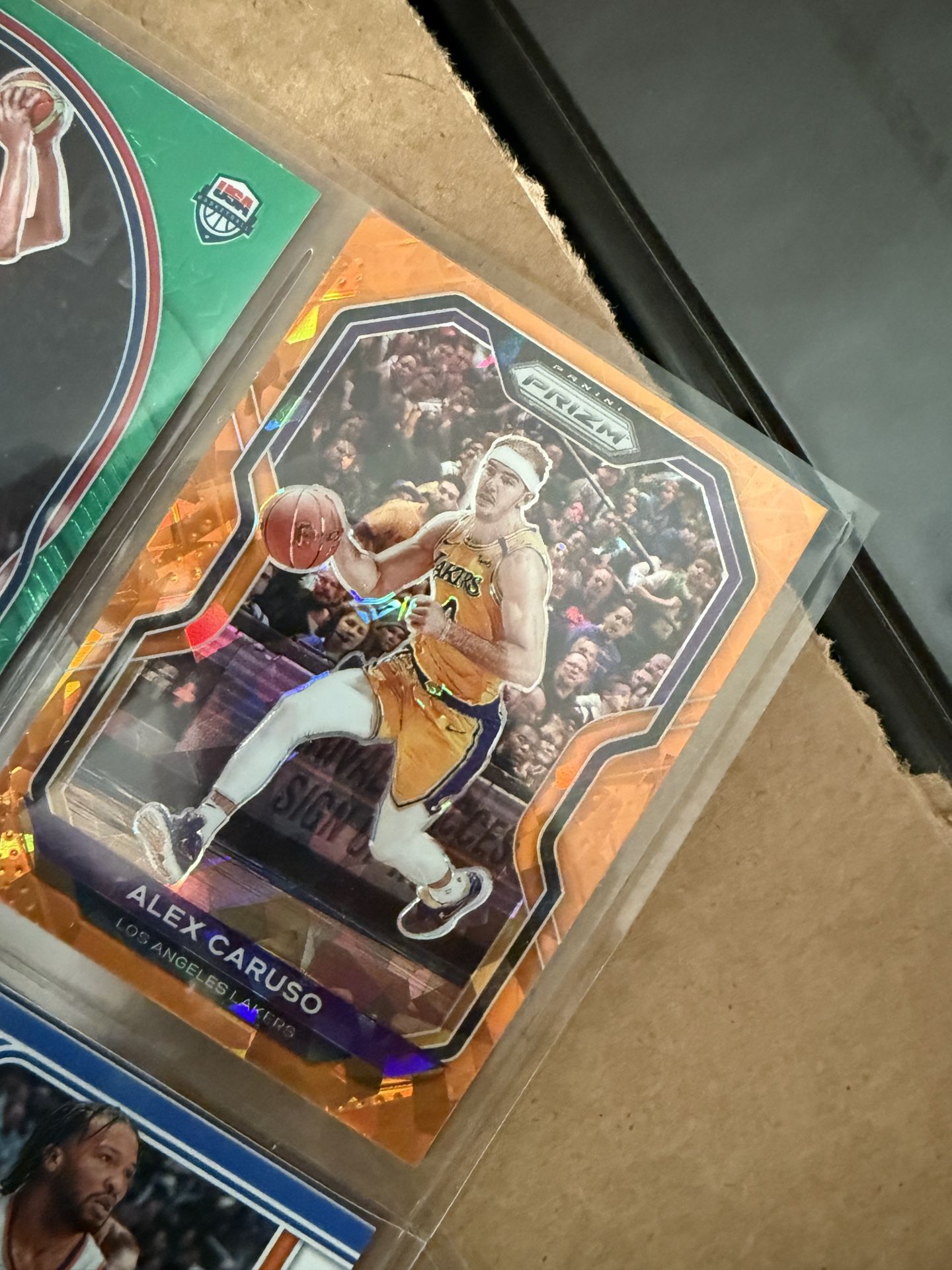 Alex Caruso Orange Cracked Ice