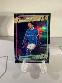 2025 Topps Finest - Konstantinos Karetsas #PF-10 Black Refractor /10 (RC) (H)