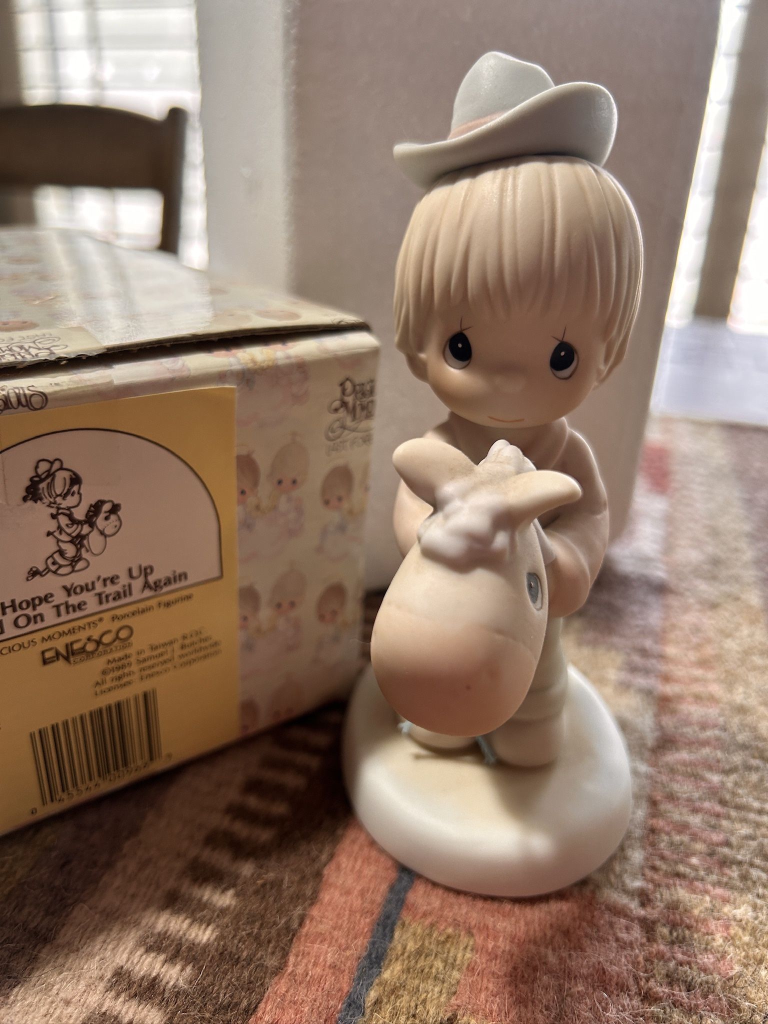 👼Precious Moments Hope You’re Up And On The Trail Again - NEW in Box