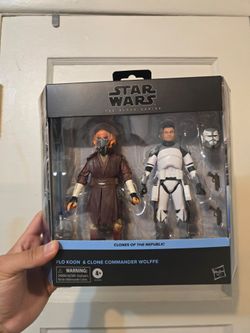 Star Wars The Black Series Plo Koon and Commander Wolffe 2 pack