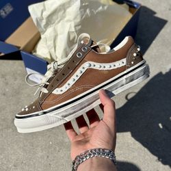 Vans Old Skool Pearlized Vintage Cocoa Brown  Sz 10M