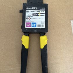 pollo 1/2 in. and 3/4 in. PEX-B Crimp Tool