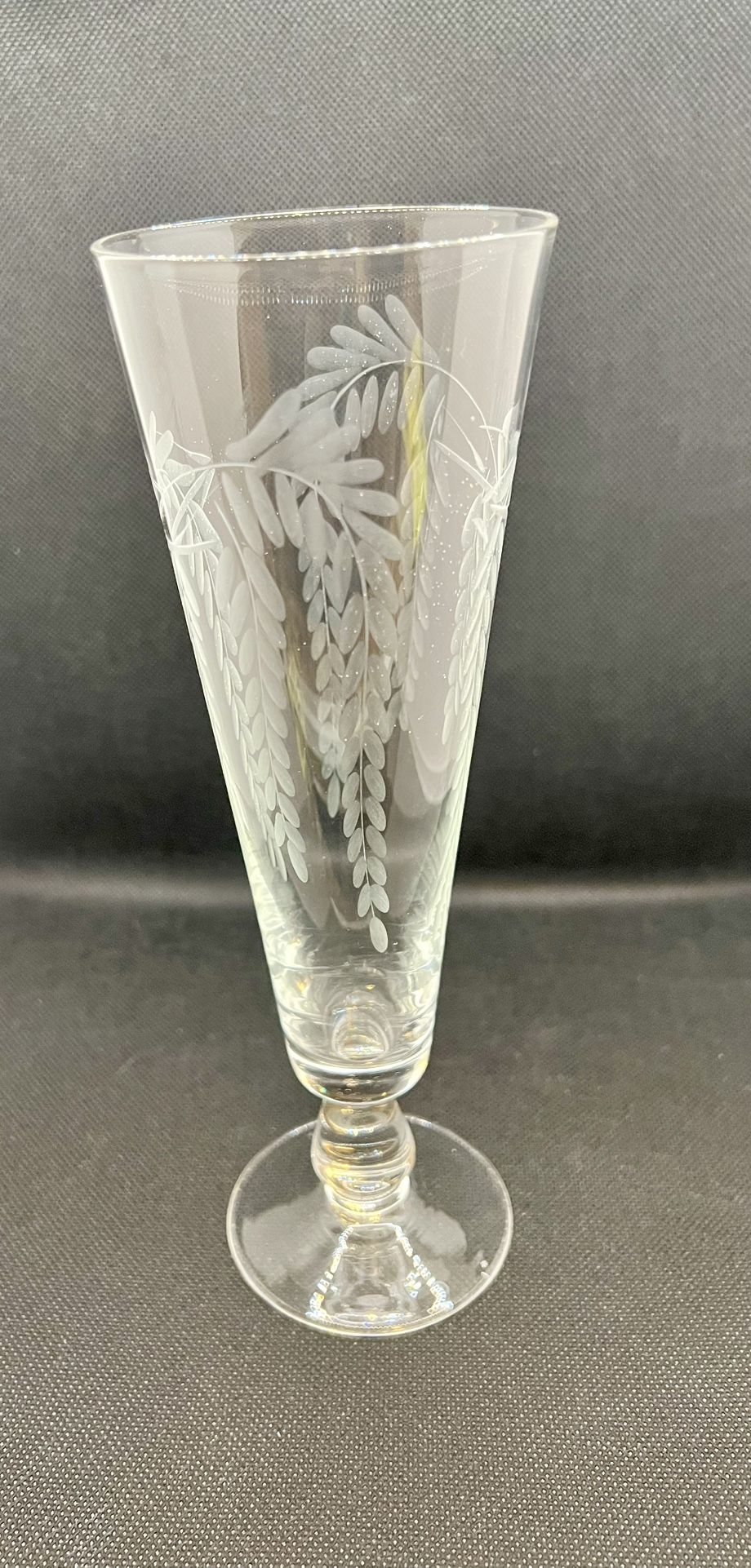 Vintage Craftsman Japan Wisteria Pilsner Glasses