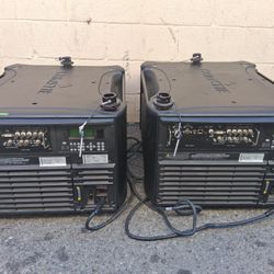2 Christie Roadster HD18K 18000 lumen HD projector