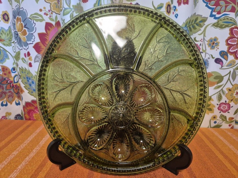 Vintage Egg & Relish Platter