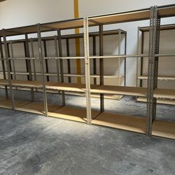 4 ft W x 2 1/2 ft D Boltless Storage Rack Shelving Warehouse Stock Bin Supply Shelves Delivery Available