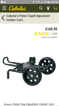 Cabela's Polar Cap Cooler Wheels