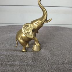 Brass Vintage Circus Elephant