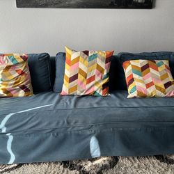 Ikea sofa with cushins