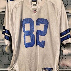 Men's Jason Witten Dallas Cowboys XL Reebok Onfield NFL White Jersey