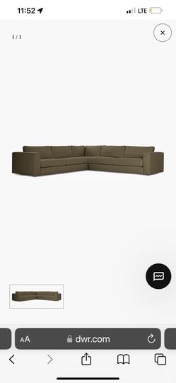 Olive Green Corner Sectional