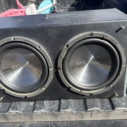 Sony stereo with 2 10” Eclipse subwoofers