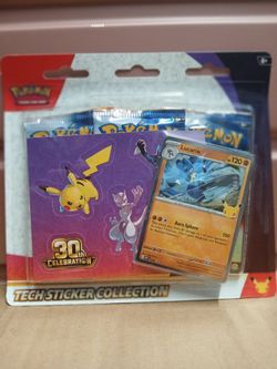 Pokemon tcg 30th celebration tech sticker collection