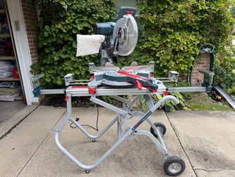 Bosch GCM12SD miter and compound saw // Bosch T4B stand with 4’ extension