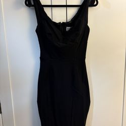 Unique Vintage Black Pencil Dress