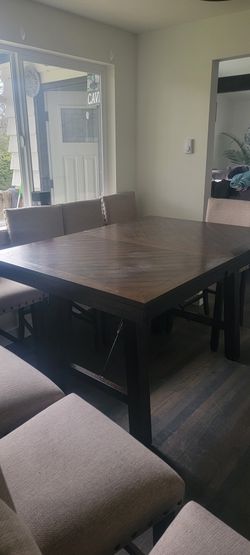 Dining Room Tabke Set 8 Chairs 