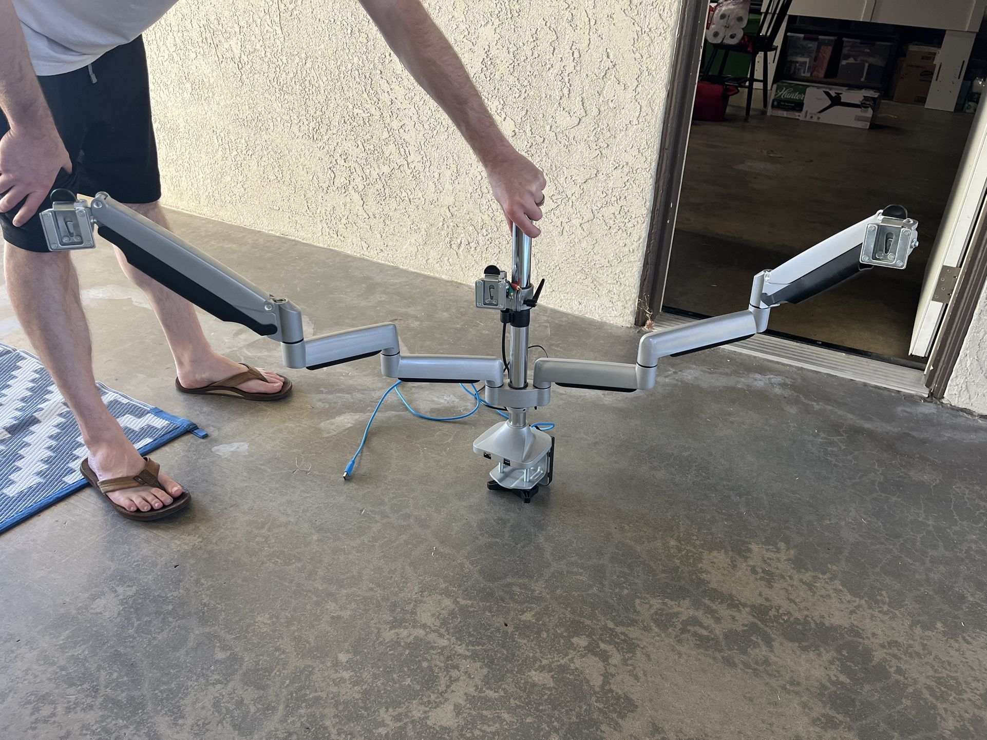 Computer Monitor Stand For 3 monitors