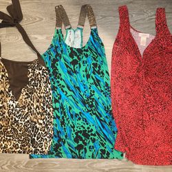 5 Sexy Summer Going Out Tank Tops Animal Print Hot Sexy Medium Vacation Halter