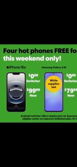 Get an iPhone 16e for $0