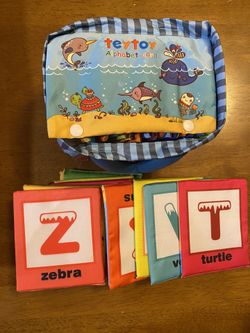 Alphabet Toddler Soft Learning Cards
