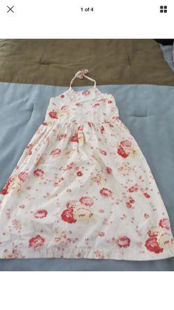 New Gap Kids Girls Floral Dress Size L
