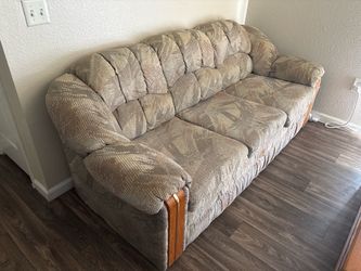 Overstuffed Pillow-Back Design Sofa