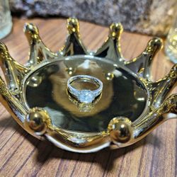 Zales~ Cushion Cut Aquamarine and Diamond Engagement Ring Size 6