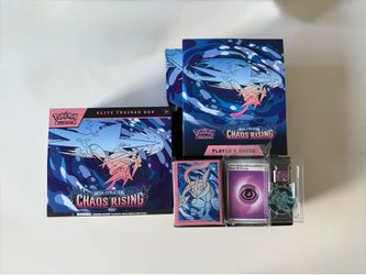Pokémon Chaos Rising Opened ETB (NO PACKS)