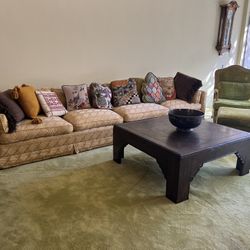 Antique Spanish Colonial Revival Coffee Table – Solid Wood