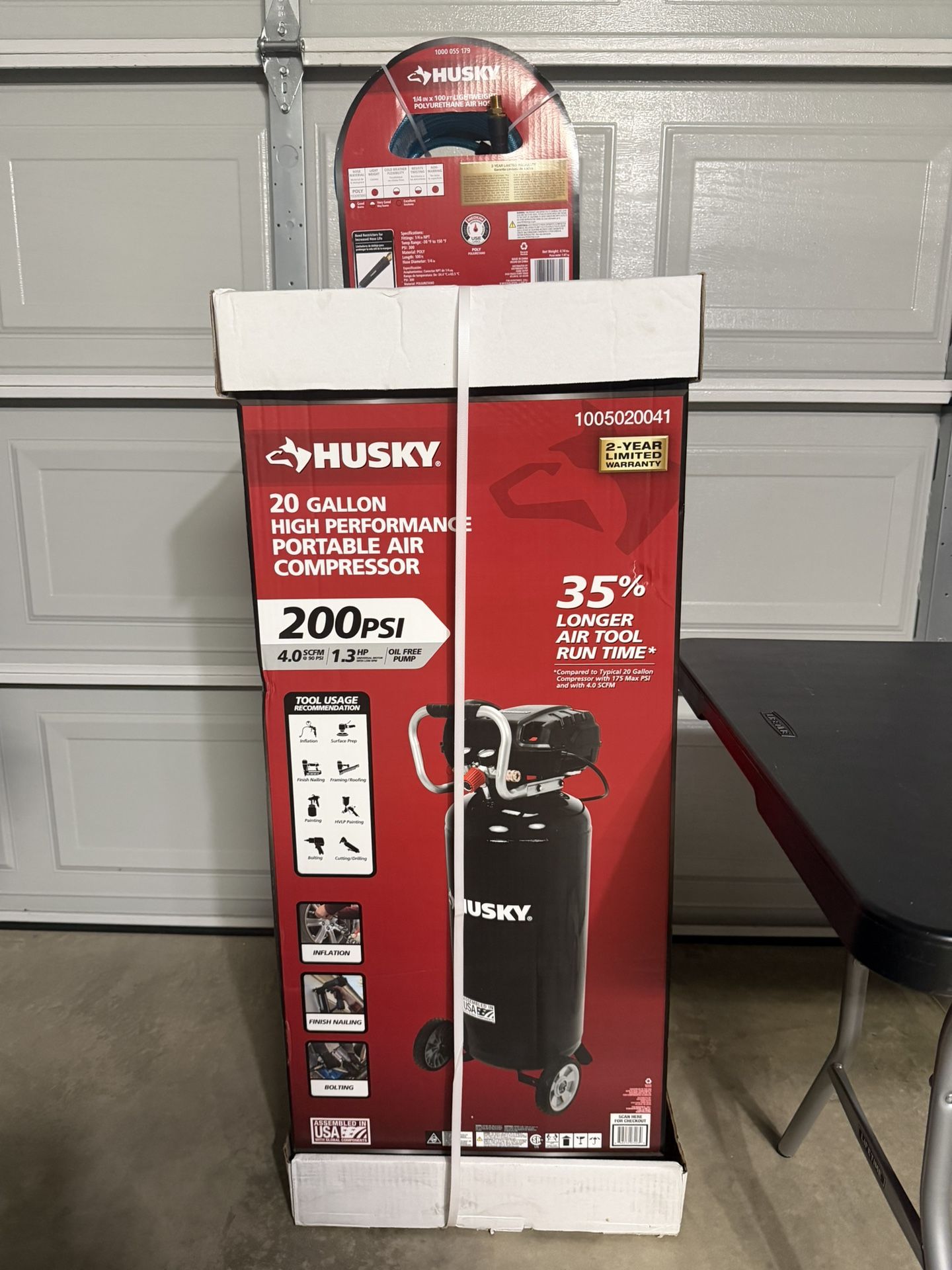 Husky20 Gal. 200 PSI COMPRESSOR NEW $270