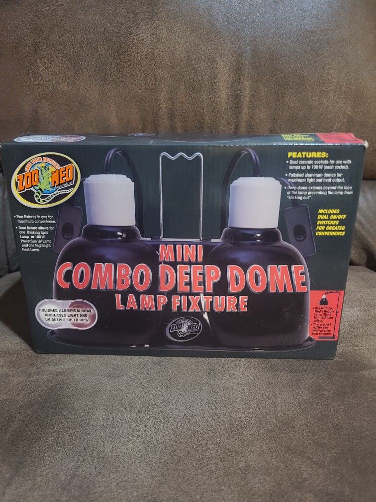Reptile Lamp Fixture w/ Bulbs