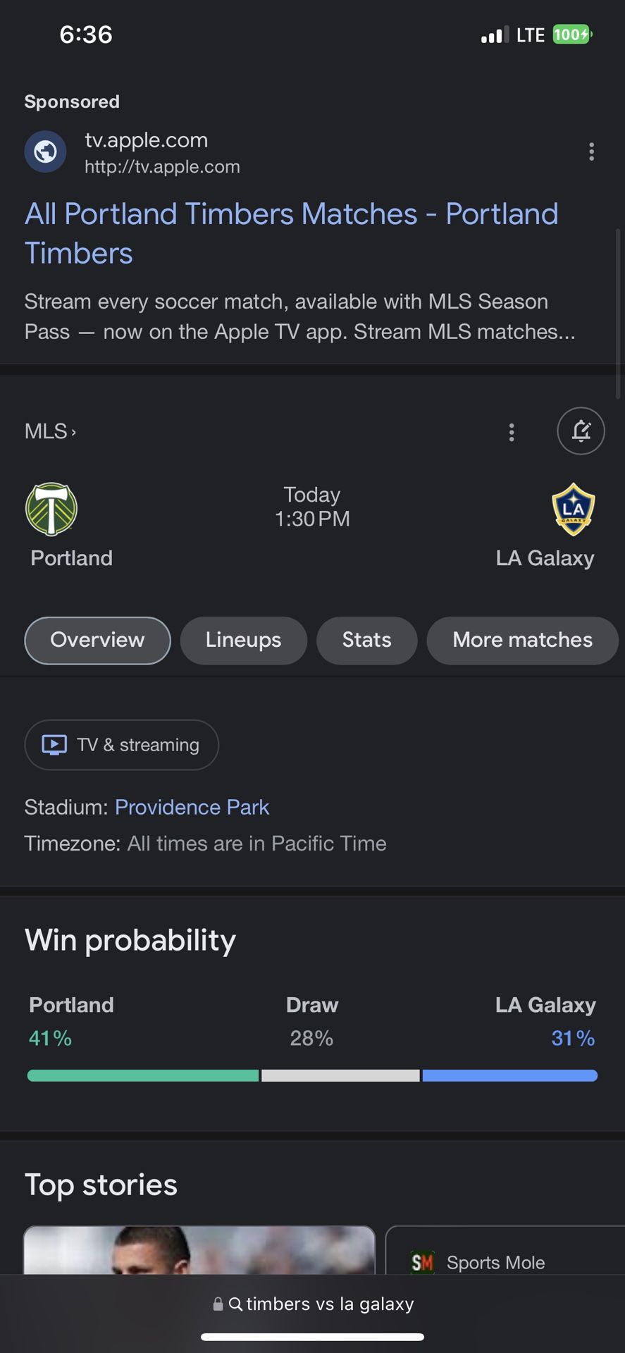 Timbers Tickets Vs La Galaxy 