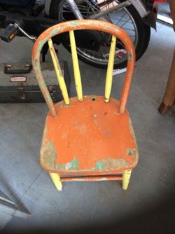 Cool old children’s chair