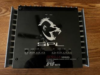 SPL Gorilla Series Car Amplifier 840Watts 4Channel