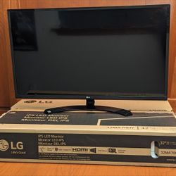 LG 32" IPS LED Monitor