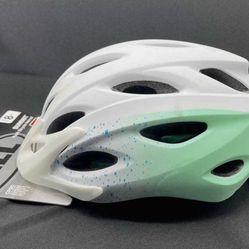 Bell Summit White/Green Bike Helmet, Youth 8+, (52-58cm)