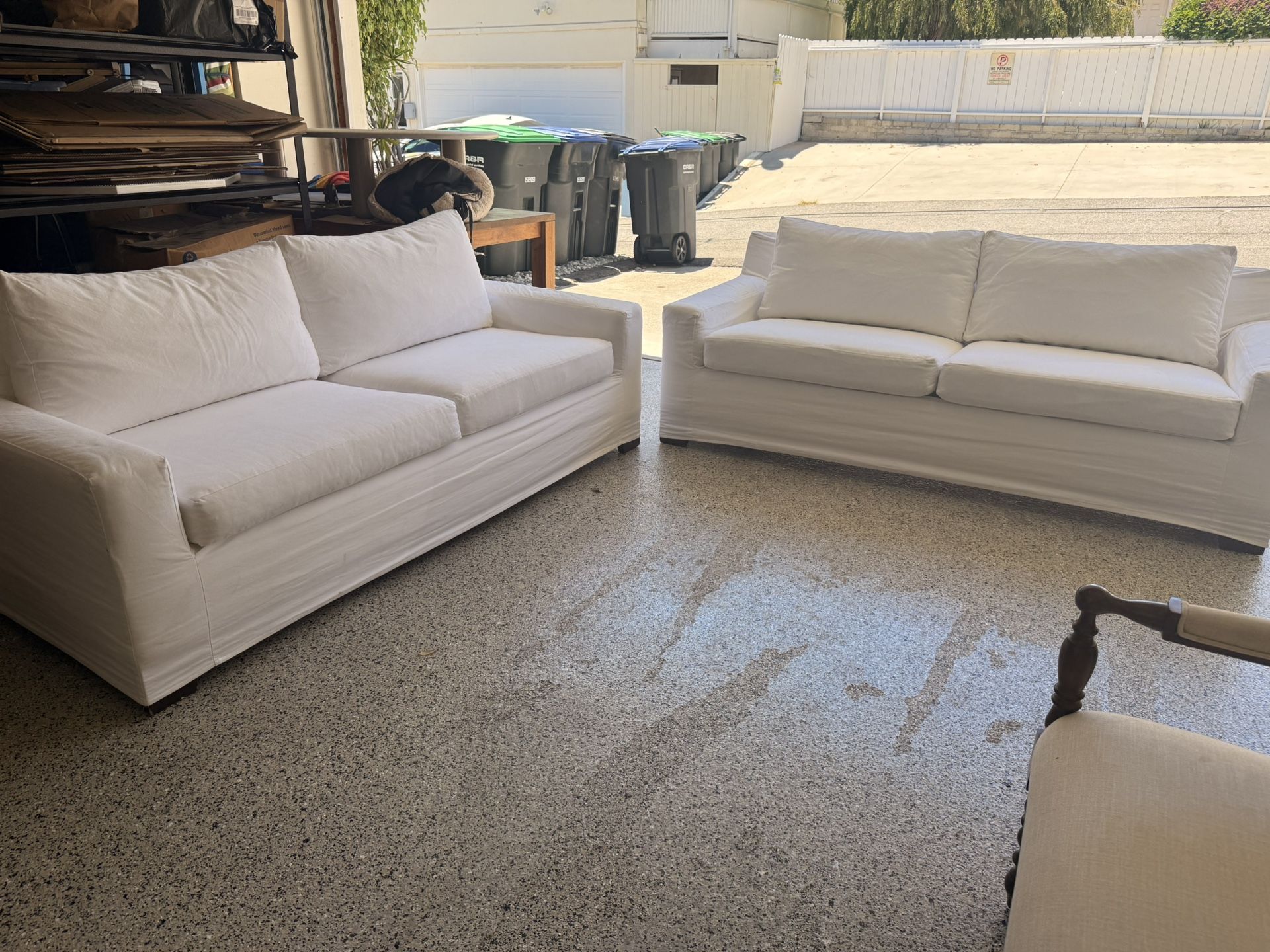 Crate & Barrel Couches - Custom Slip Covers