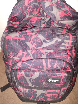 Black And Red Backpack