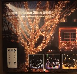 New In Box Christmas Lights With Remote 