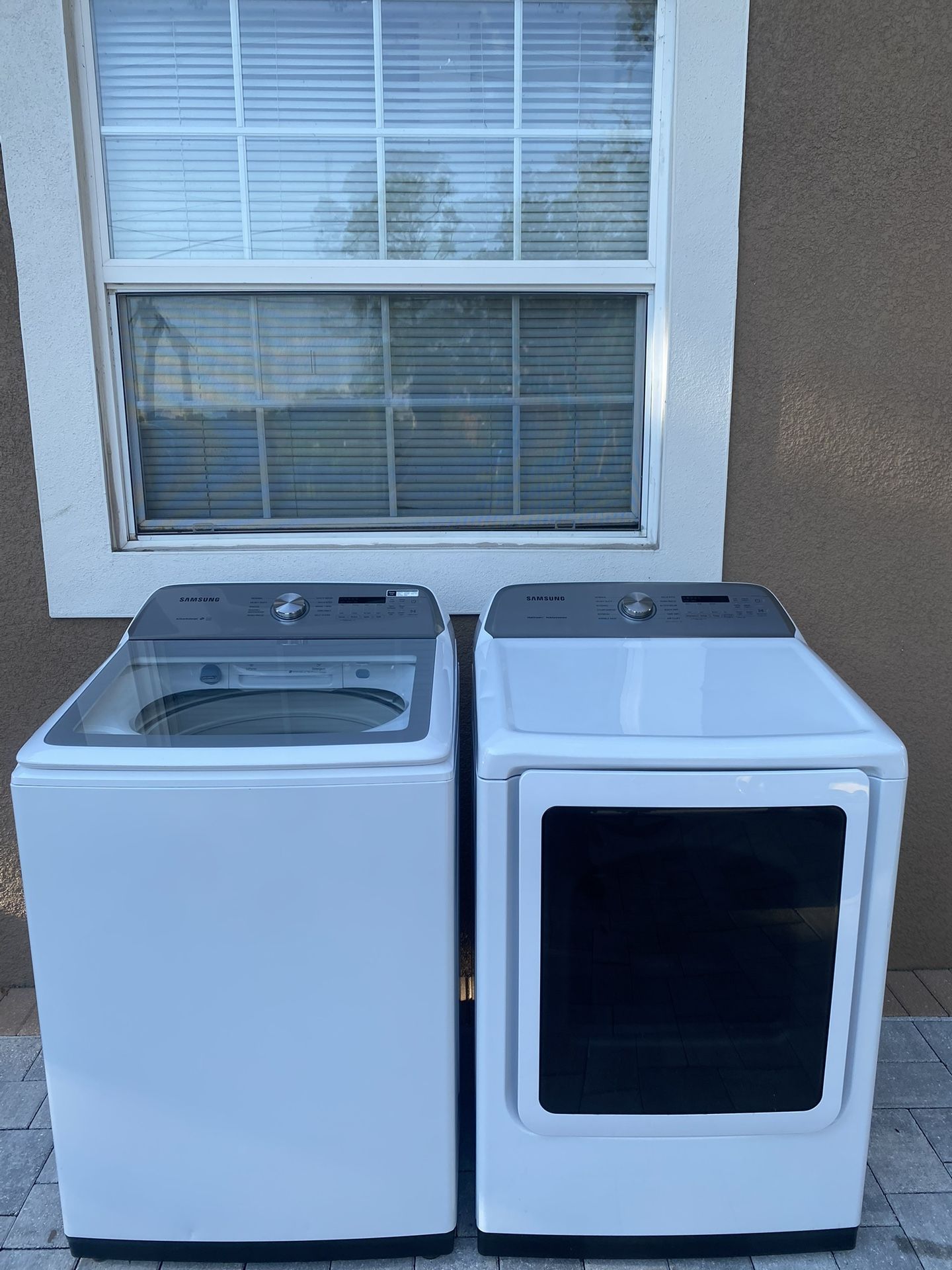 Samsung XL Washer And Dryer Set (30 Day Warranty)