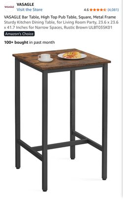 High Top Pub Table