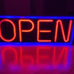 LED OPEN sign